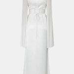 Saphira – Split Sleeve Satin Gown