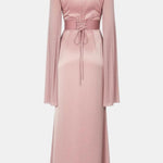 Saphira – Split Sleeve Satin Gown