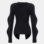 Sara – Solid Knit Button Cardigan