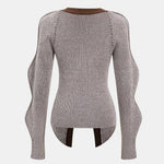 Sara – Solid Knit Button Cardigan
