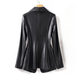 Delinda Leather Blazer