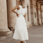 Serafina – Sleeveless Satin Maxi Dress
