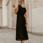 Serafina – Sleeveless Satin Maxi Dress