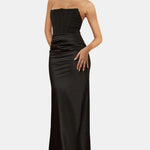 Tanya – Layer Strapless Mermaid Maxi Dress