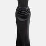 Tanya – Layer Strapless Mermaid Maxi Dress