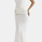 Tanya – Layer Strapless Mermaid Maxi Dress