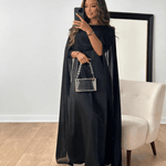 Tayma – Draped Sleeve Abaya