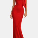 Veronique – Knotted Sleeveless Long Dress