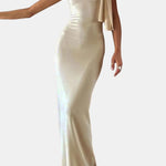 Veronique – Knotted Sleeveless Long Dress