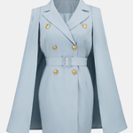 Virella – Blazer Dress with Cape Detail