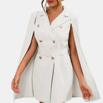 Virella – Blazer Dress with Cape Detail