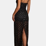 Whitley – Strapless Black Maxi Dress with Luxe Evening Finish