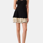 Tayanna – Black Bodycon Knitted Mini Dress in Black