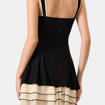 Tayanna – Black Bodycon Knitted Mini Dress in Black