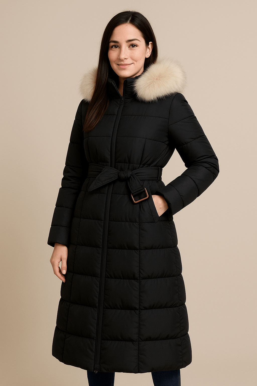 Ashford | Alina – Women’s Long Parka Coat - Ashford London Clothing