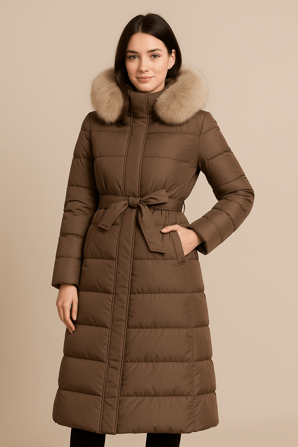 Ashford | Alina – Women’s Long Parka Coat - Ashford London Clothing