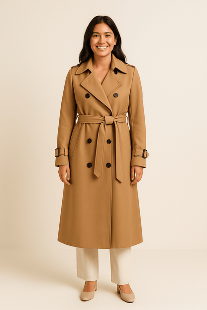 Ashford | Double Button Trench Coat - Ashford London Clothing