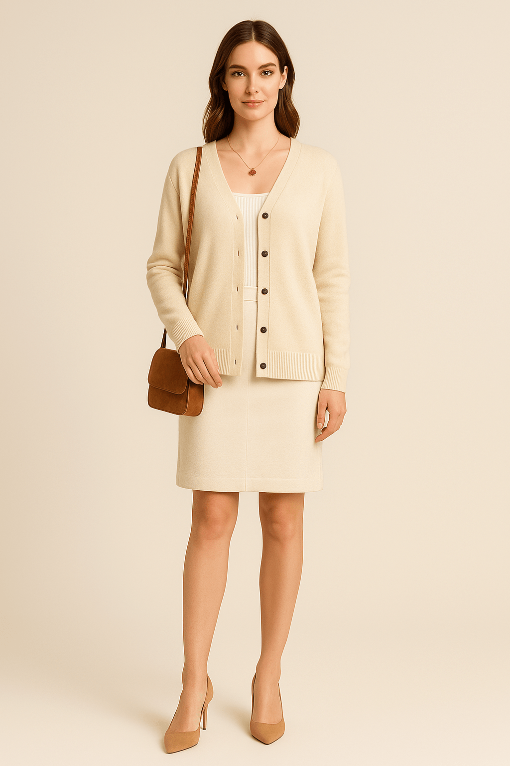 Ashford | Luna – Women’s Lightweight Cotton V - Neck Cardigan - Ashford London Clothing