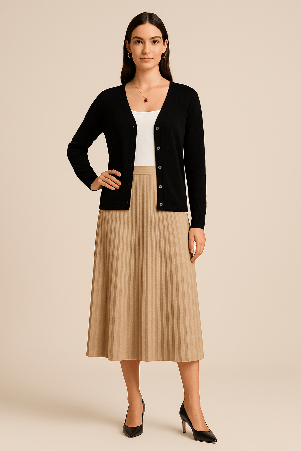 Ashford | Luna – Women’s Lightweight Cotton V - Neck Cardigan - Ashford London Clothing