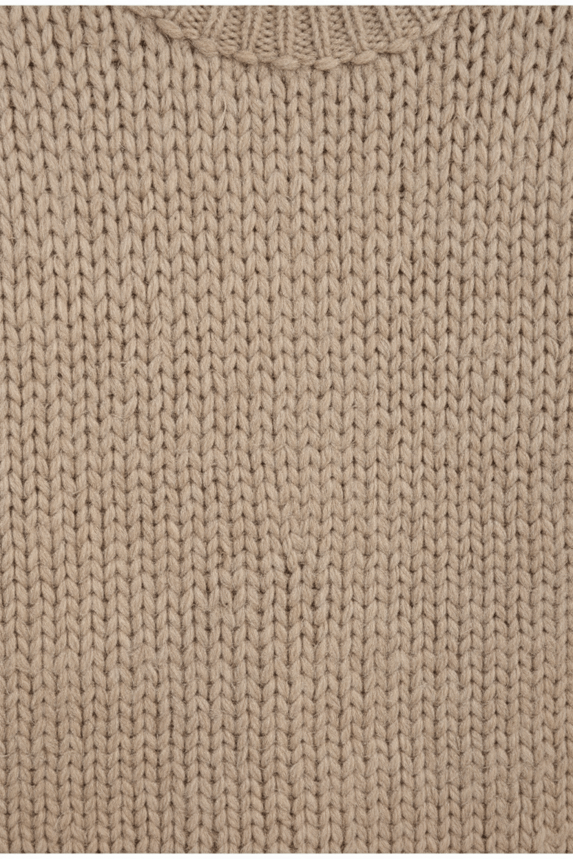 Noura – Women’s Oversized Knit Sweatshirt with Balloon Sleeves