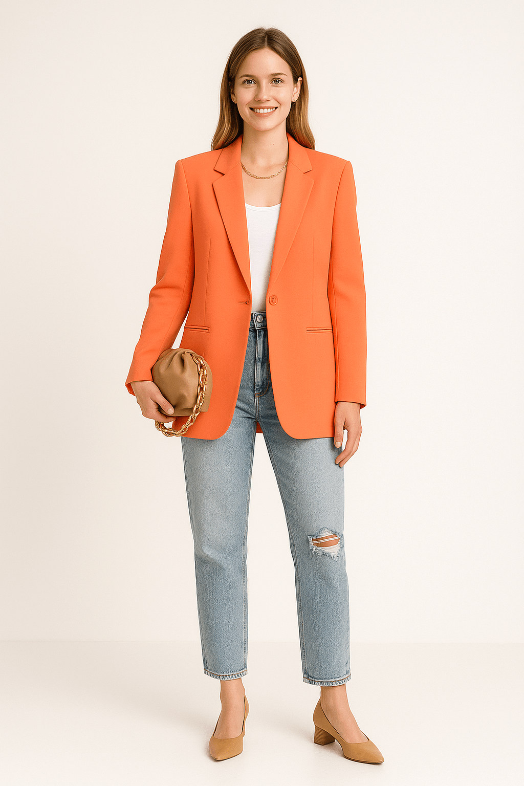 Ashford | Oversized Single - Breasted Blazer with Notched Lapel – Tailored Look - Ashford London Clothing