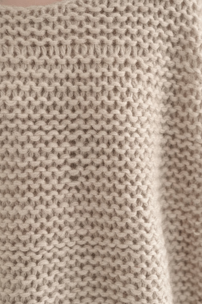 Sana – Women’s Oversized Wool Blend Sweater with Off-Shoulder Design