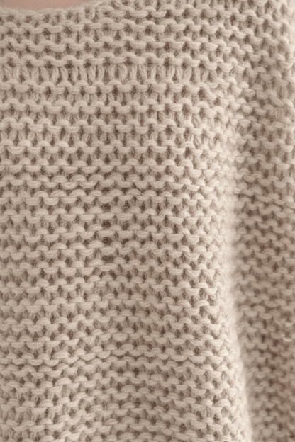 Sana – Women’s Oversized Wool Blend Sweater with Off-Shoulder Design