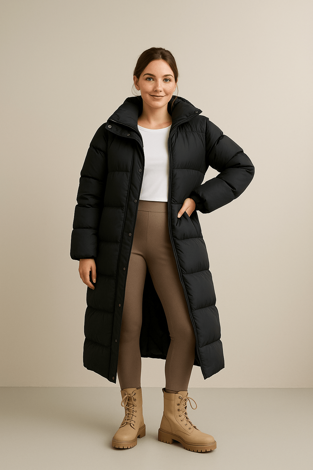 Ashford | Sigrid – Women’s Quilted Oversized Puffer Trench Coat with Hood - Ashford London Clothing
