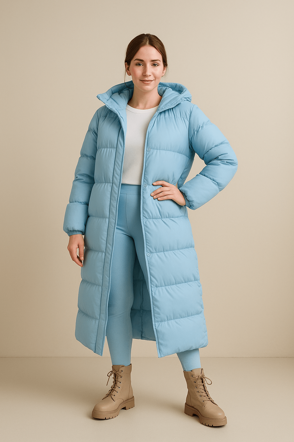 Ashford | Sigrid – Women’s Quilted Oversized Puffer Trench Coat with Hood - Ashford London Clothing